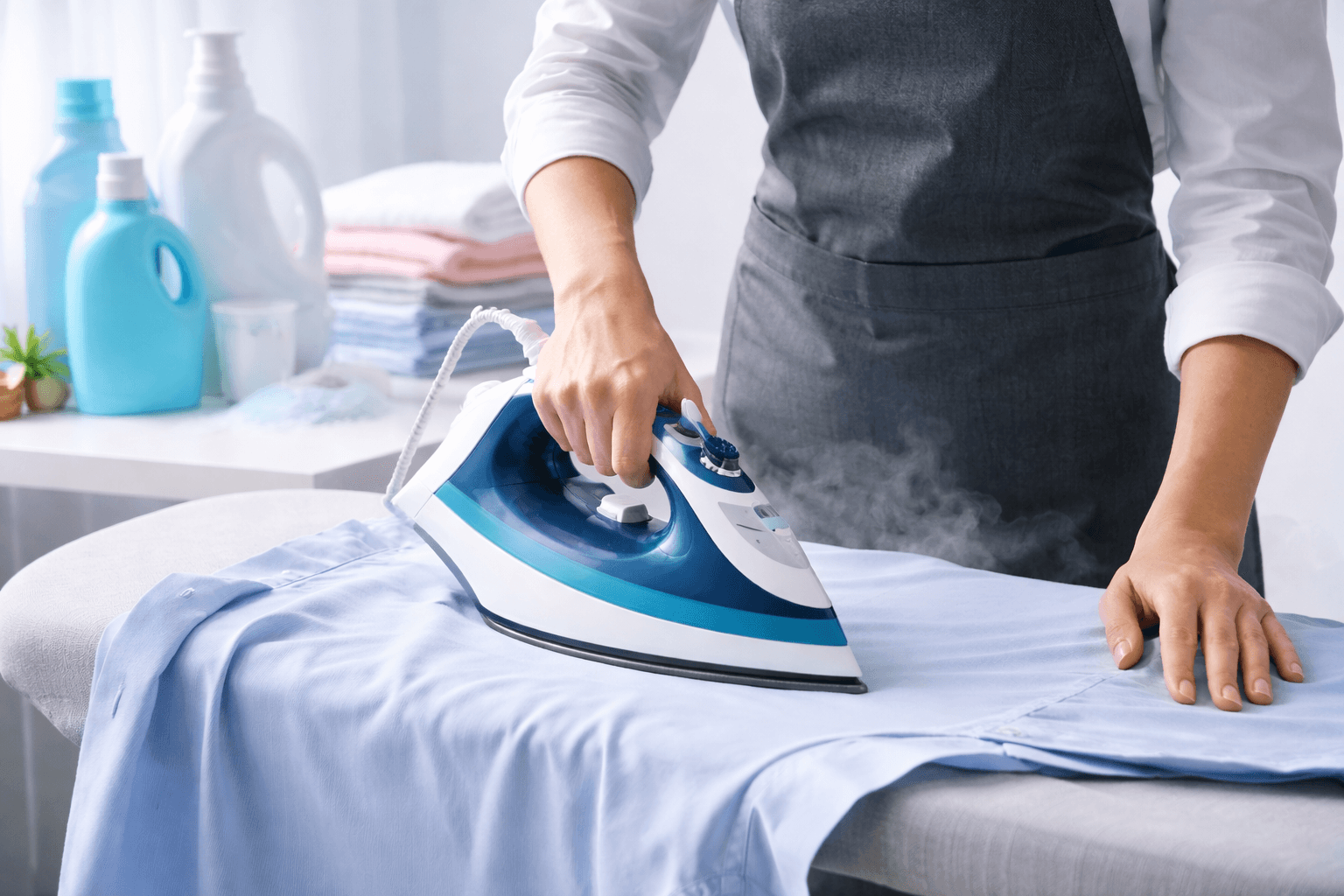 Ironing shirt